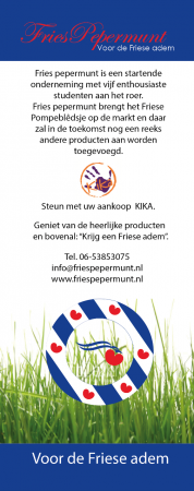 Achterkant flyer Fries Pepermunt